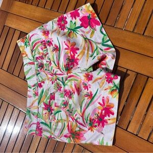 J. Crew Pink and Green Accented Shorts